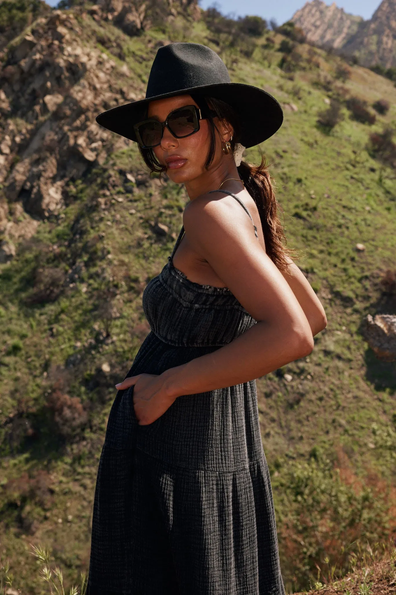 Romi Tiered Maxi Dress - FINAL SALE sold by bohme product image thumbnail 3