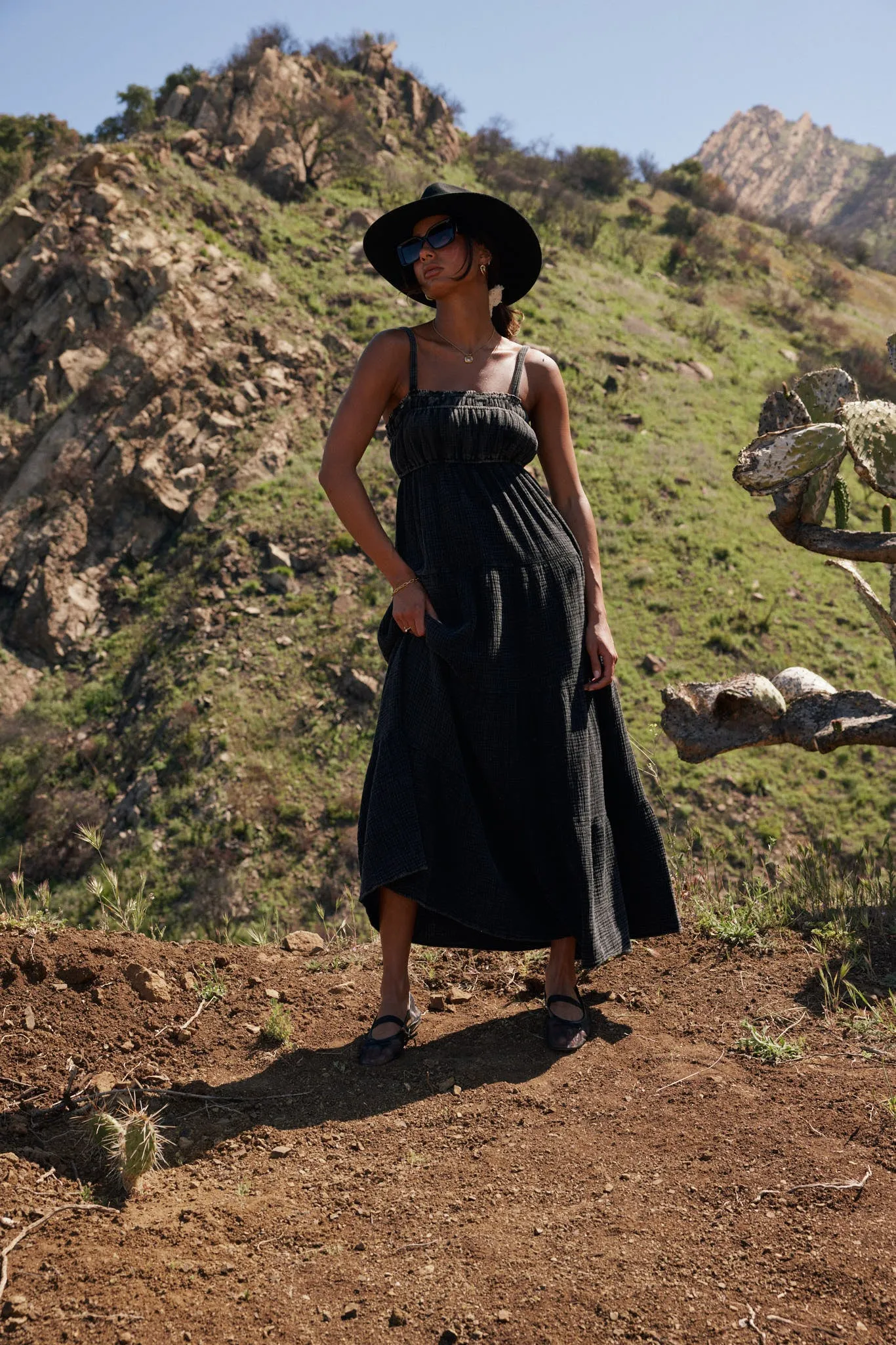 Romi Tiered Maxi Dress - FINAL SALE sold by bohme product image thumbnail 4