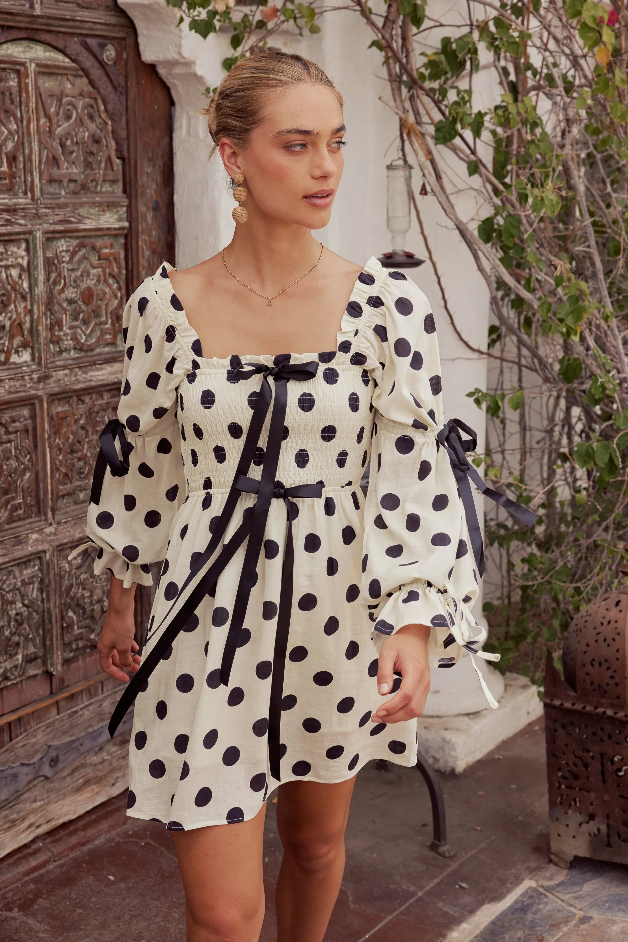 Frances Polka Dot Mini Dress sold by bohme product image thumbnail 2