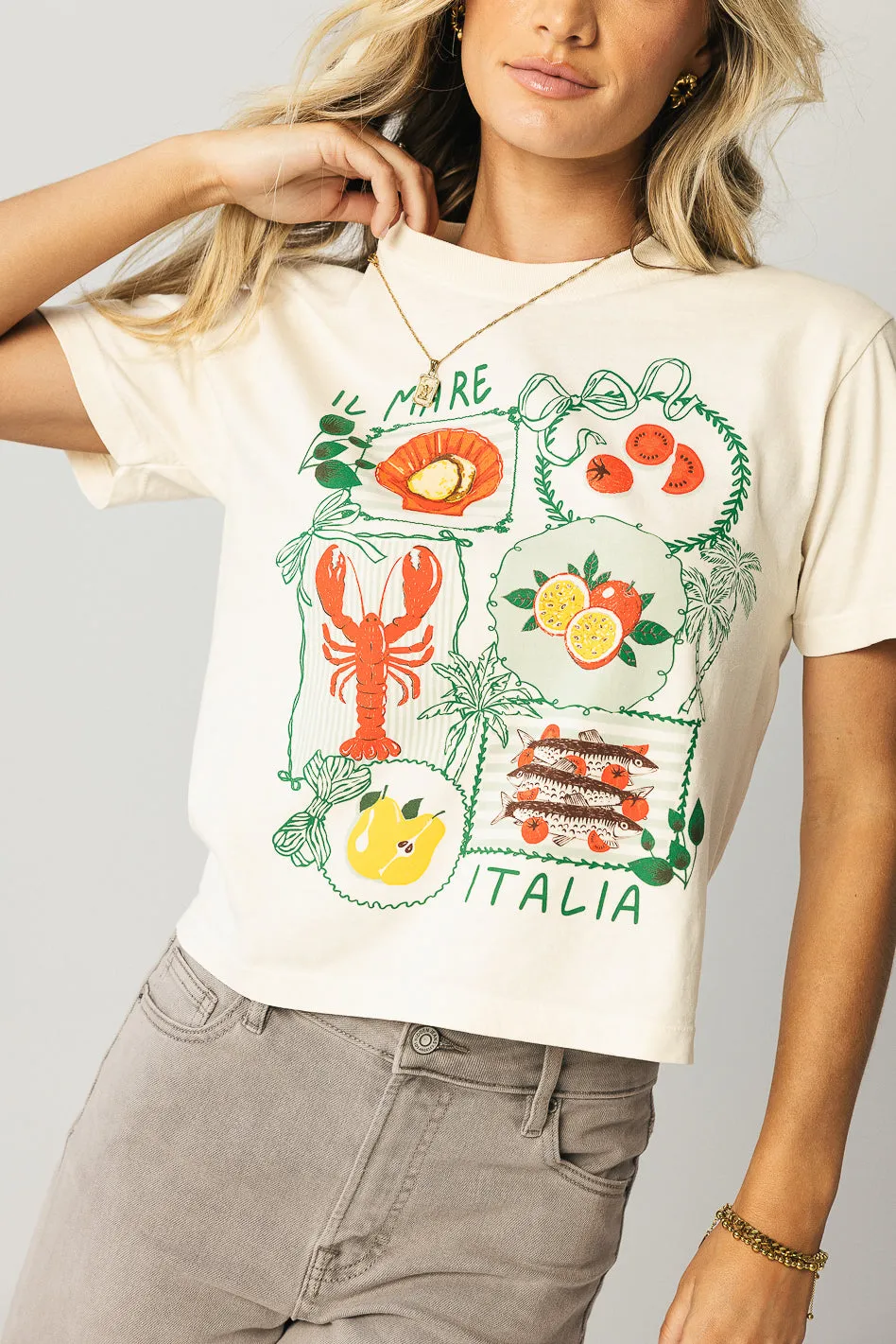 Italia Coquette Graphic Tee sold by bohme