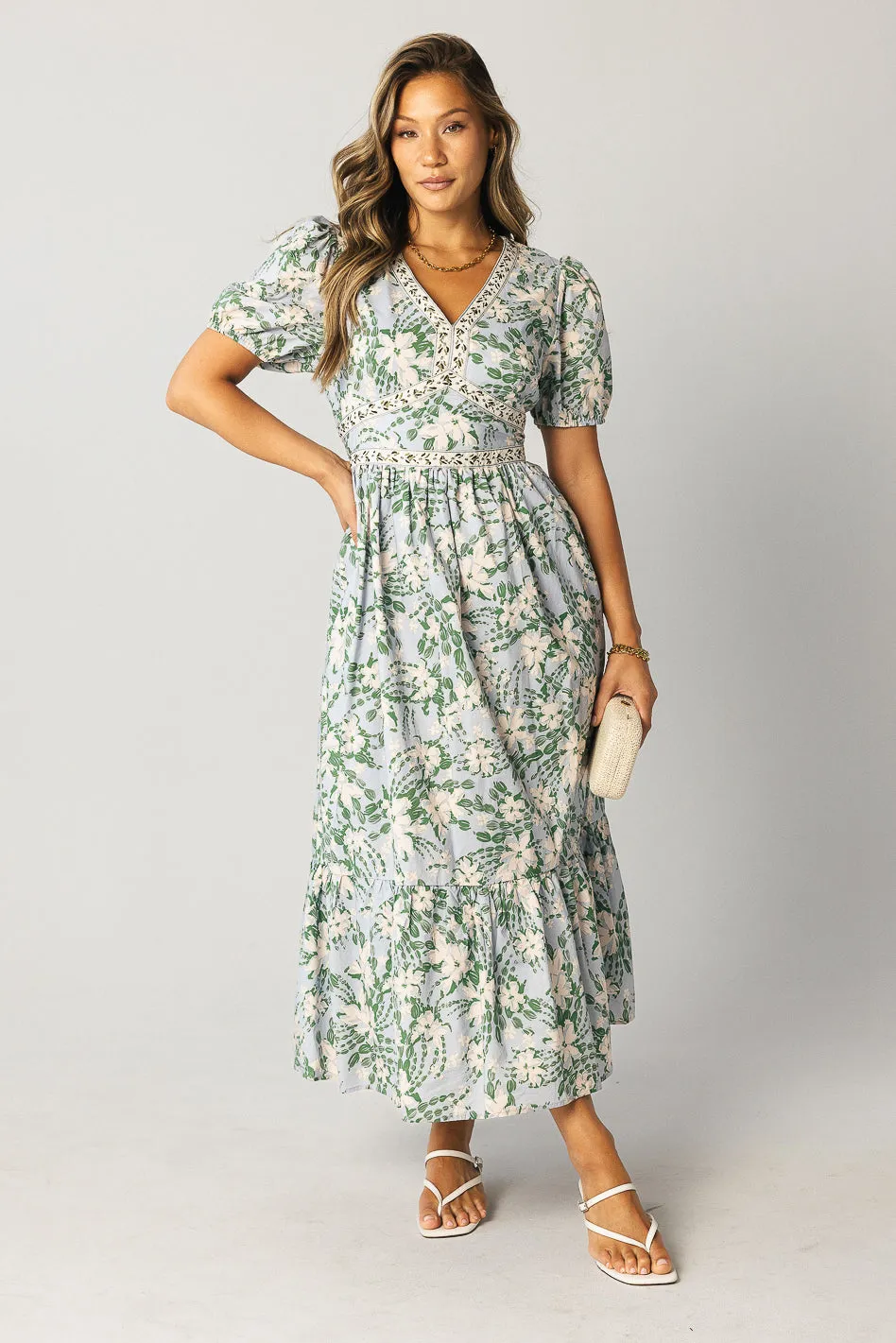 Teo Floral Maxi Dress - FINAL SALE sold by bohme product image thumbnail 2