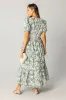 Teo Floral Maxi Dress sold by bohme