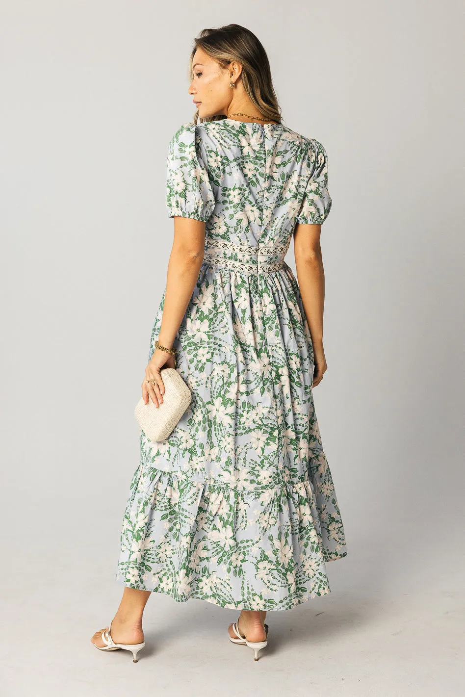Teo Floral Maxi Dress - FINAL SALE sold by bohme product image thumbnail 4