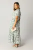 Teo Floral Maxi Dress sold by bohme