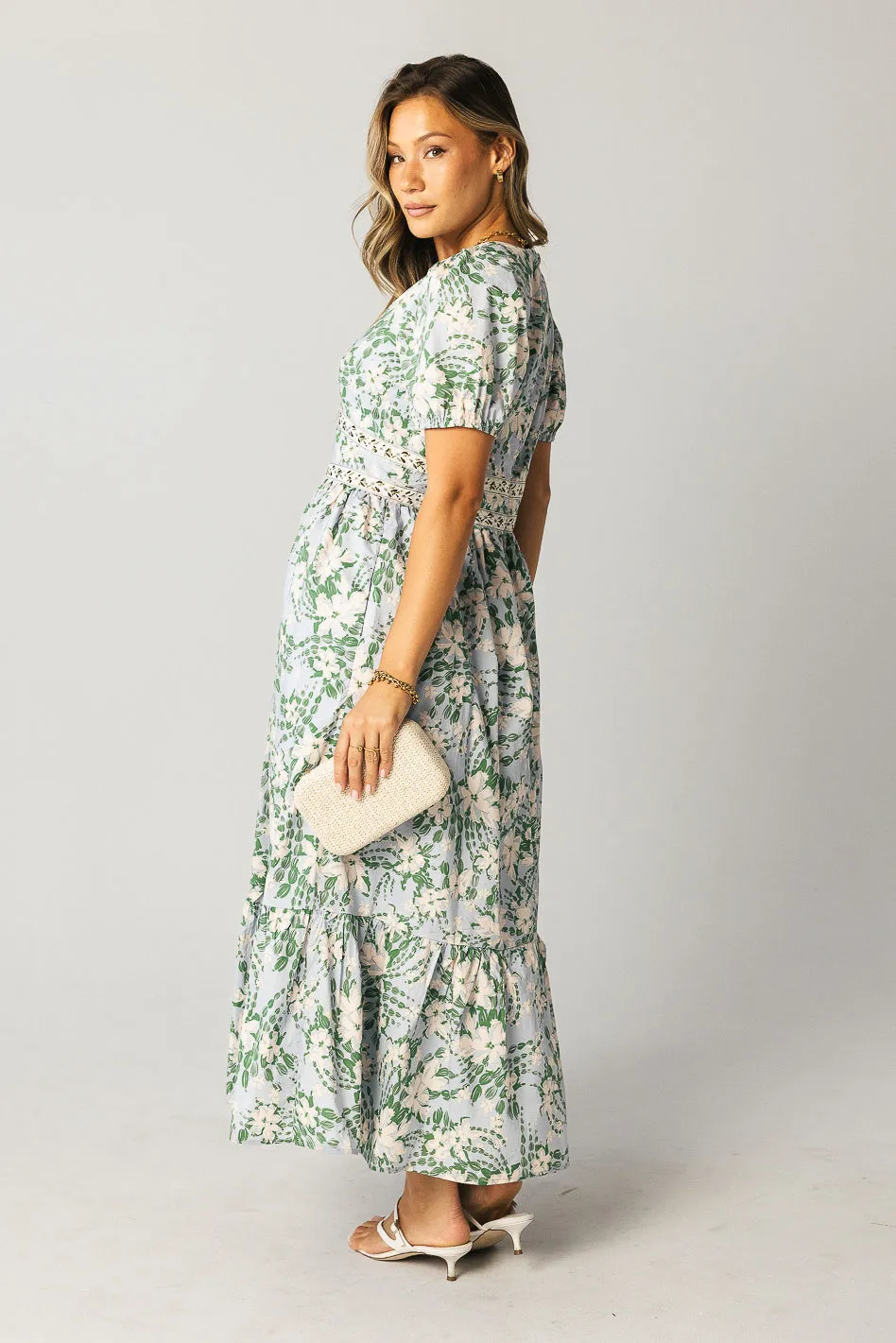 Teo Floral Maxi Dress - FINAL SALE sold by bohme product image thumbnail 5