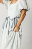 Elyse Gingham Maxi Dress sold by bohme