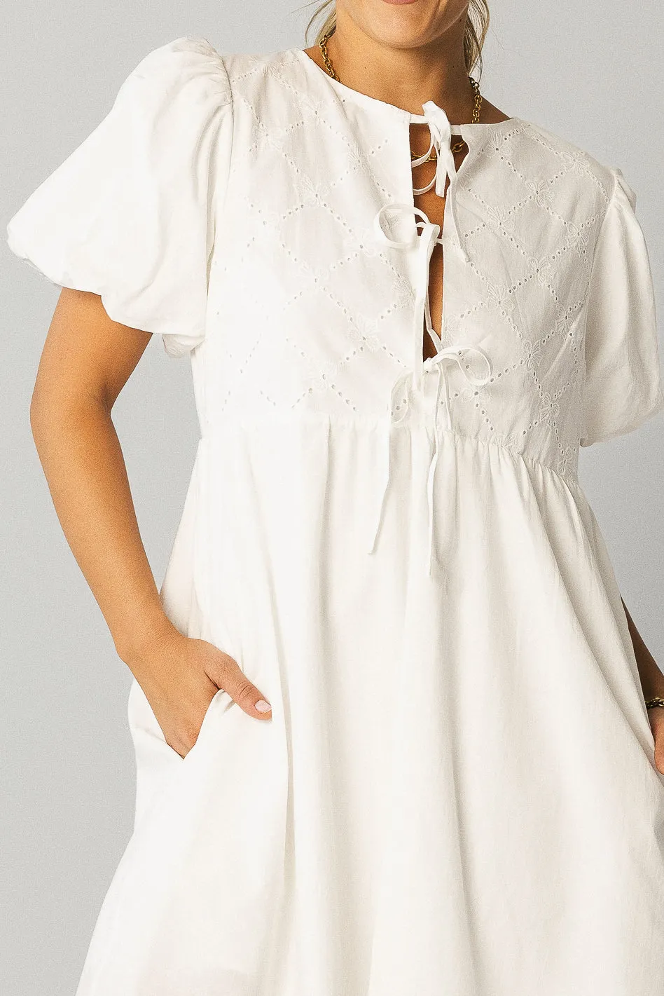 Penn Bow Mini Dress - FINAL SALE sold by bohme product image thumbnail 4