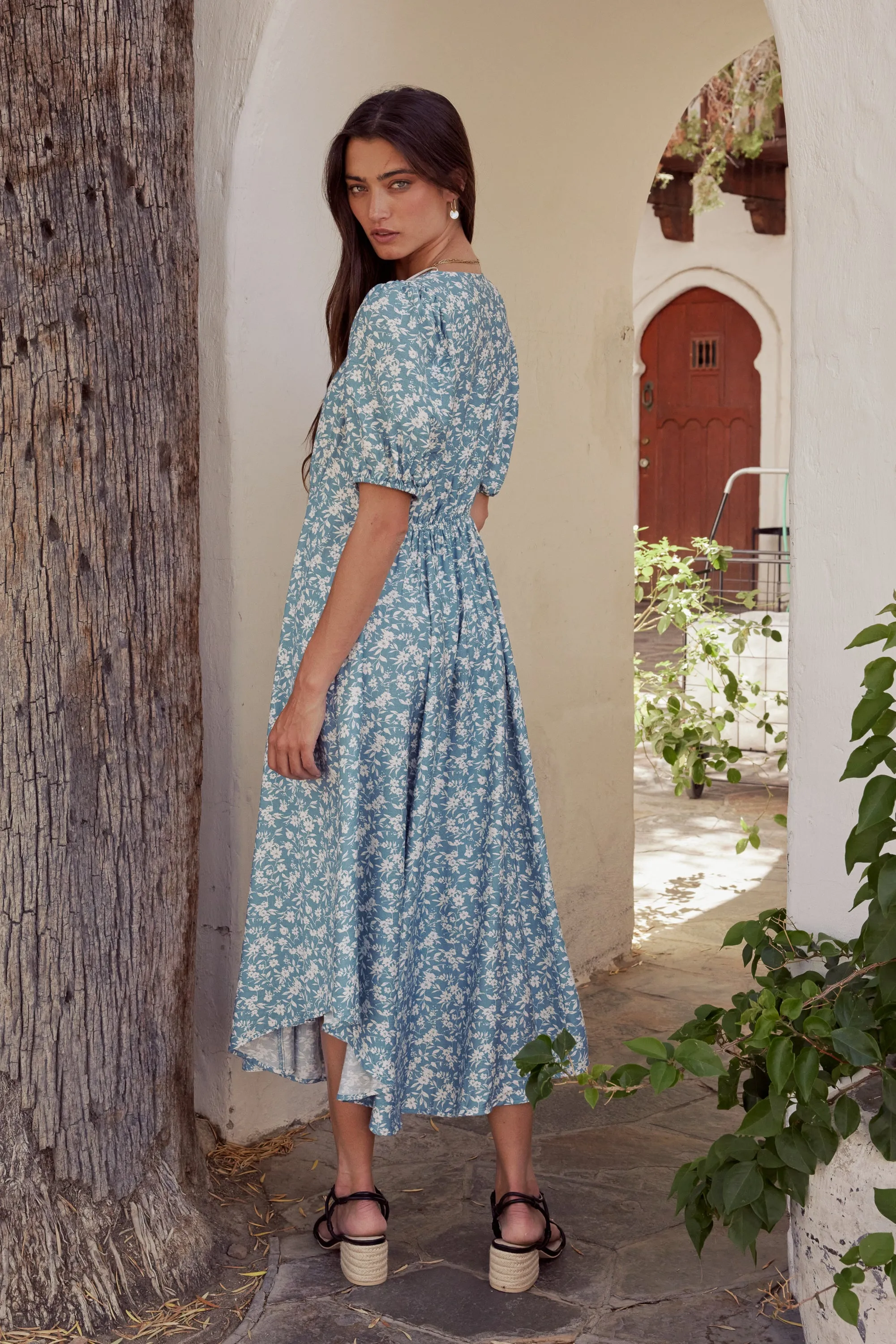 Sandra Button Front Maxi Dress sold by bohme product image thumbnail 5