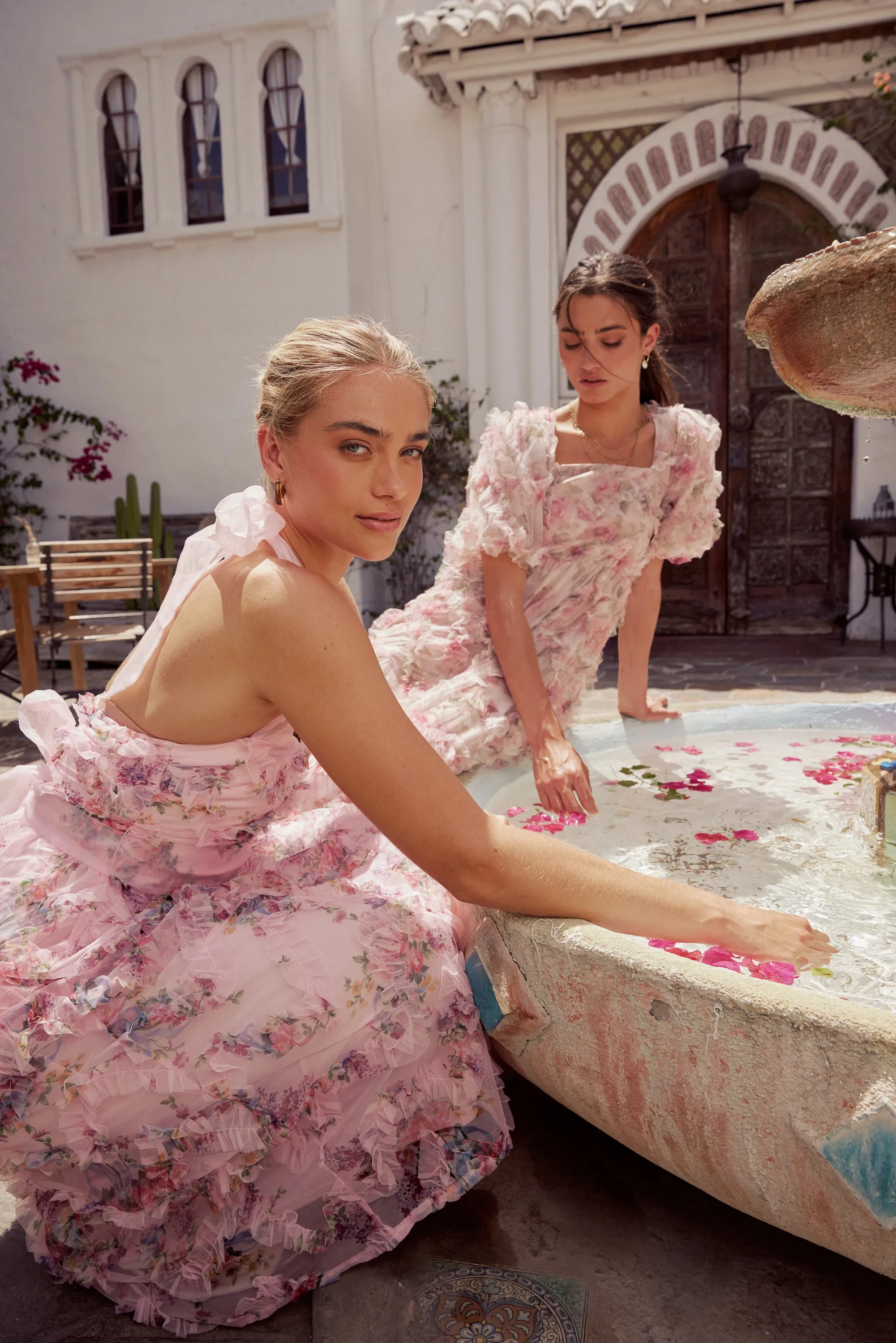 Brynn Ruffle Midi Dress - FINAL SALE sold by bohme product image thumbnail 3