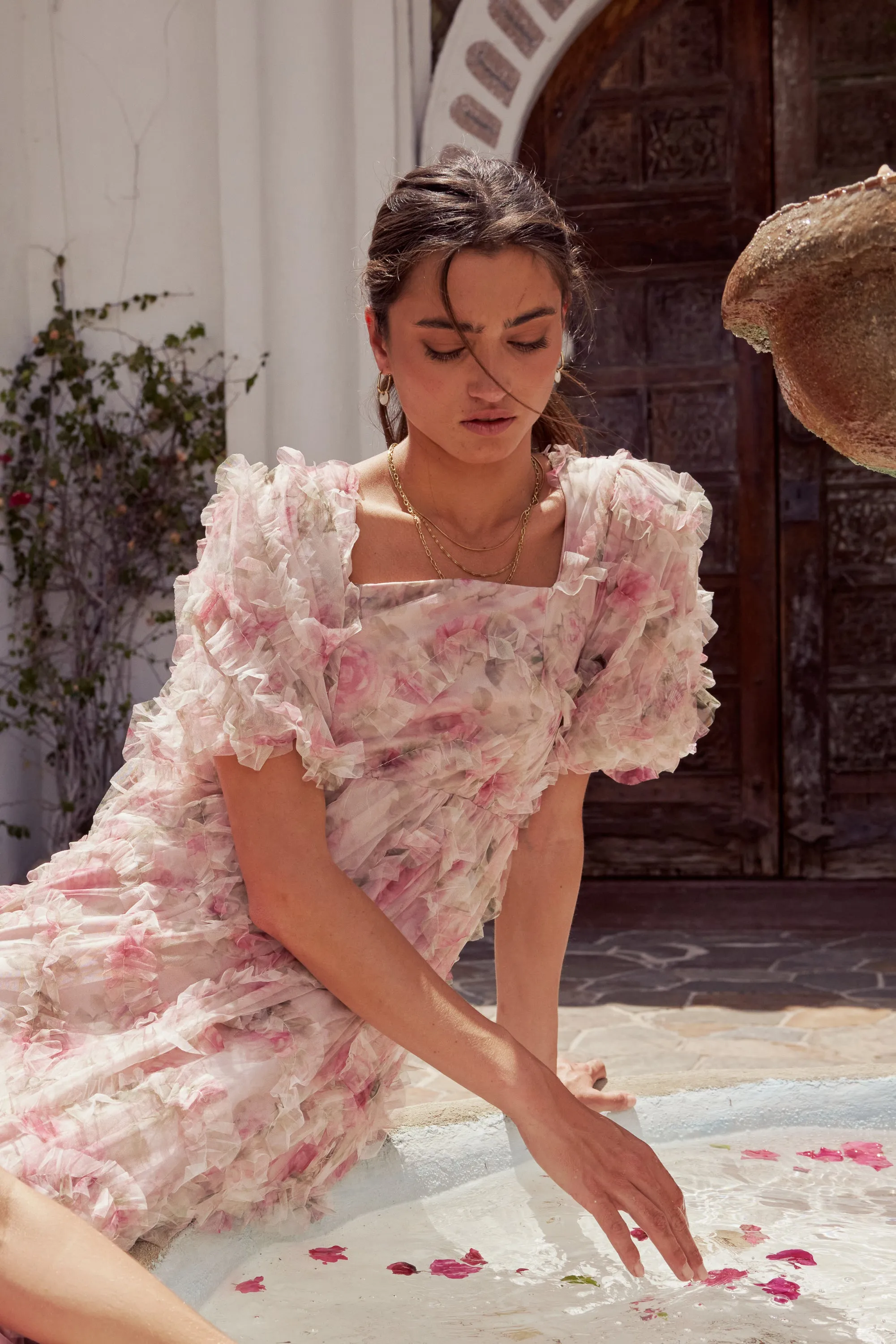 Marina Ruffle Maxi Dress - FINAL SALE sold by bohme product image thumbnail 2