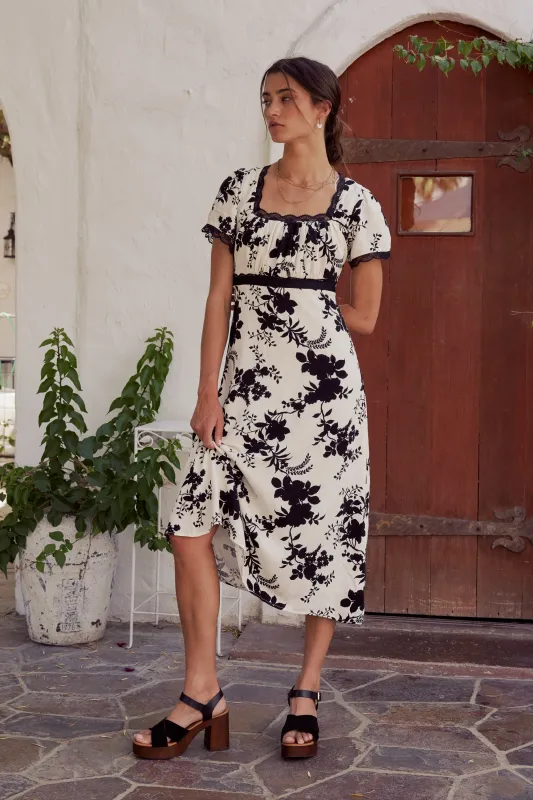 Arian Floral Midi Dress - FINAL SALE sold by bohme