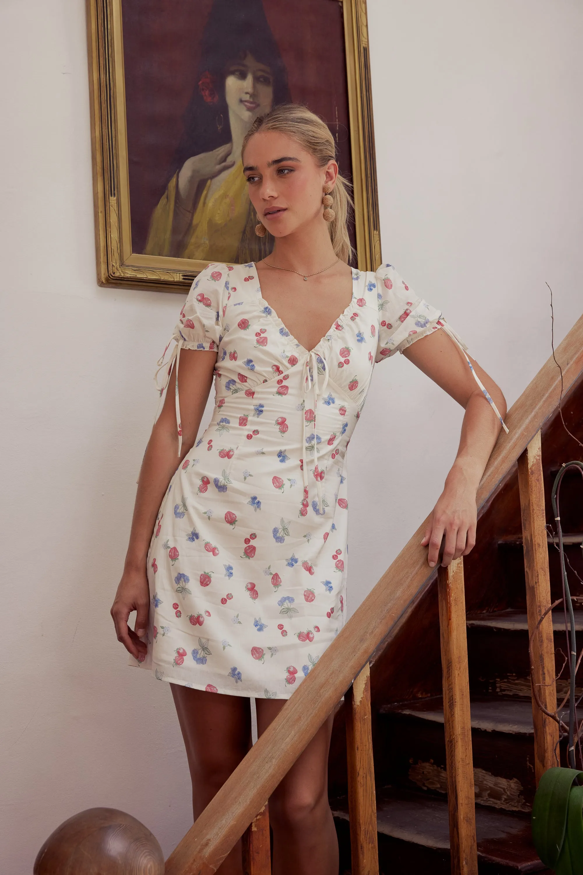 Berry Sweet Mini Dress sold by bohme product image thumbnail 5