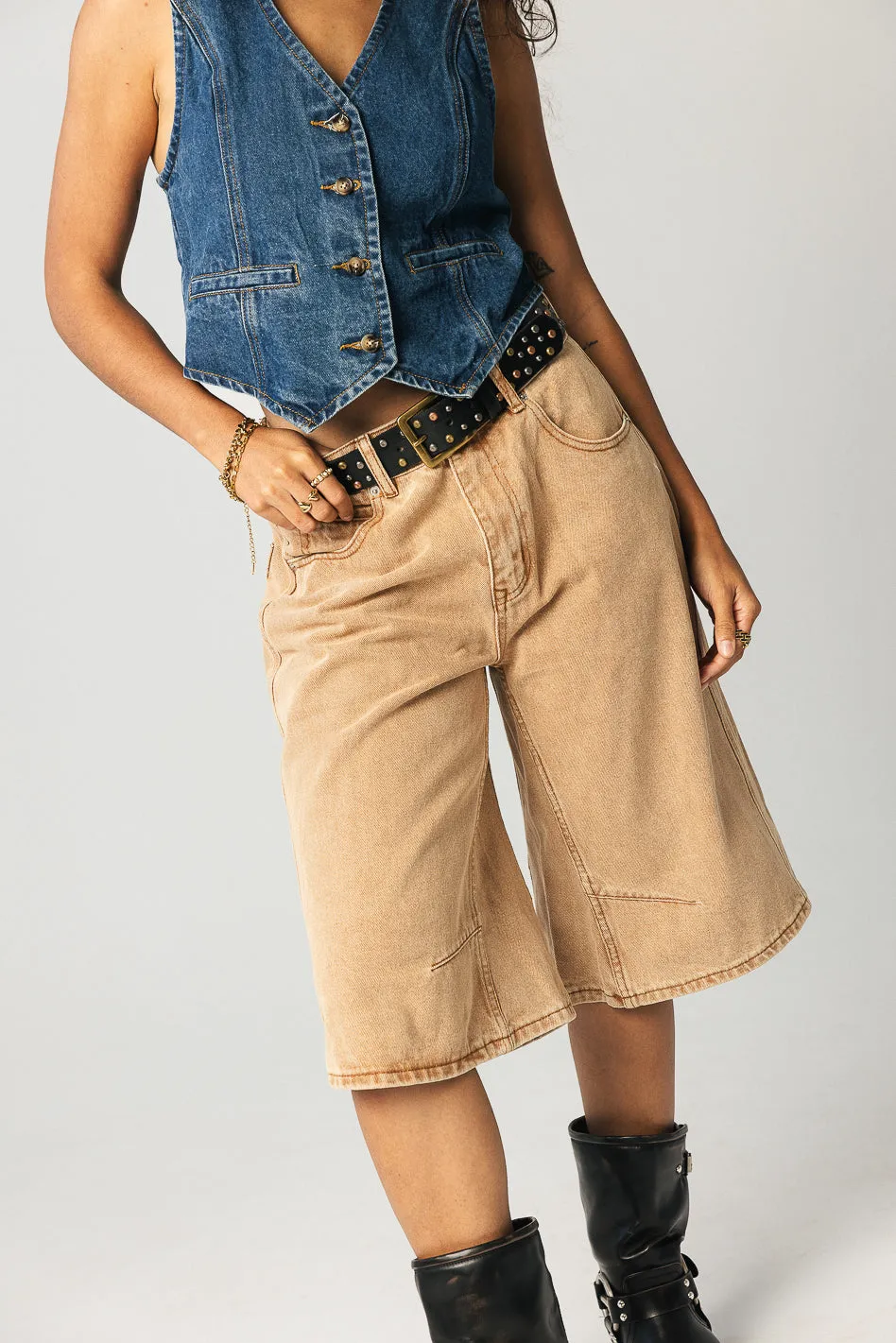 Alden Bermuda Shorts in Rust sold by bohme product image thumbnail 2