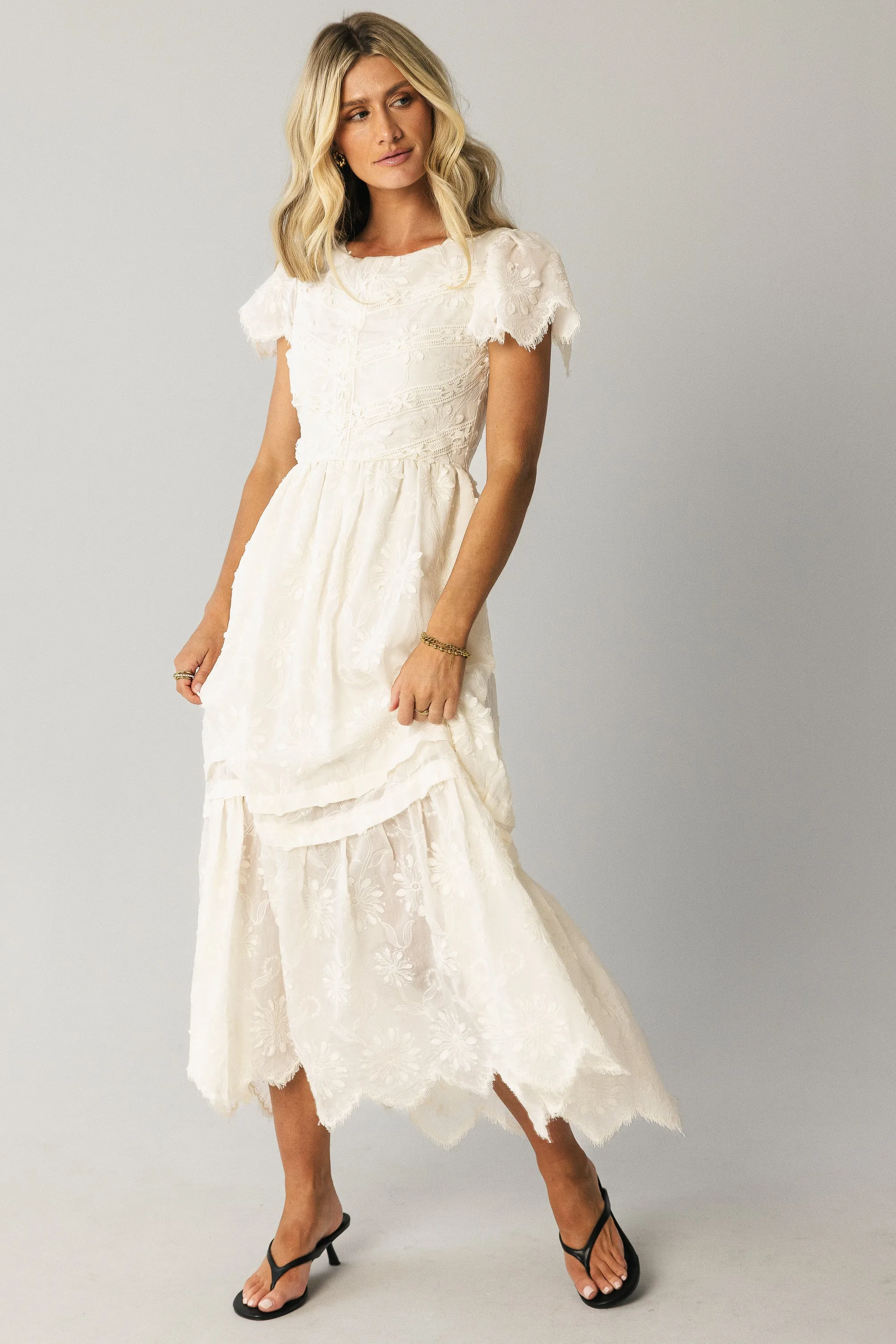 Macie Lace Maxi Dress - FINAL SALE sold by bohme product image thumbnail 2