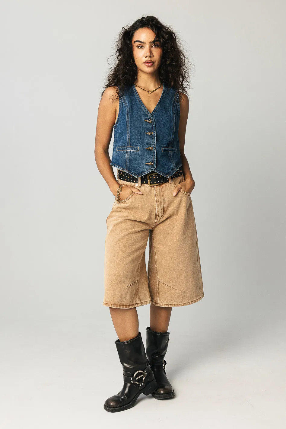 Casper Denim Vest - FINAL SALE sold by bohme product image thumbnail 2