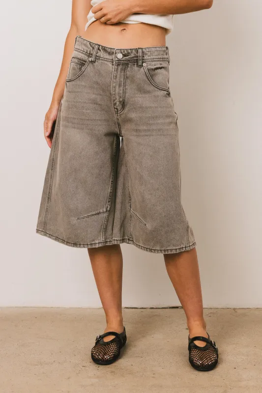 Alden Bermuda Shorts in Grey sold by bohme