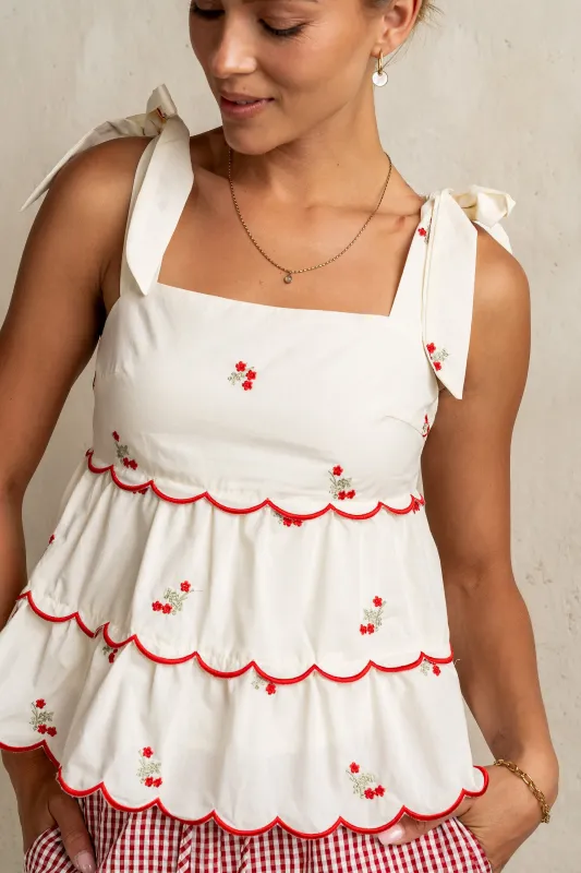 Lana Embroidered Blouse - FINAL SALE sold by bohme