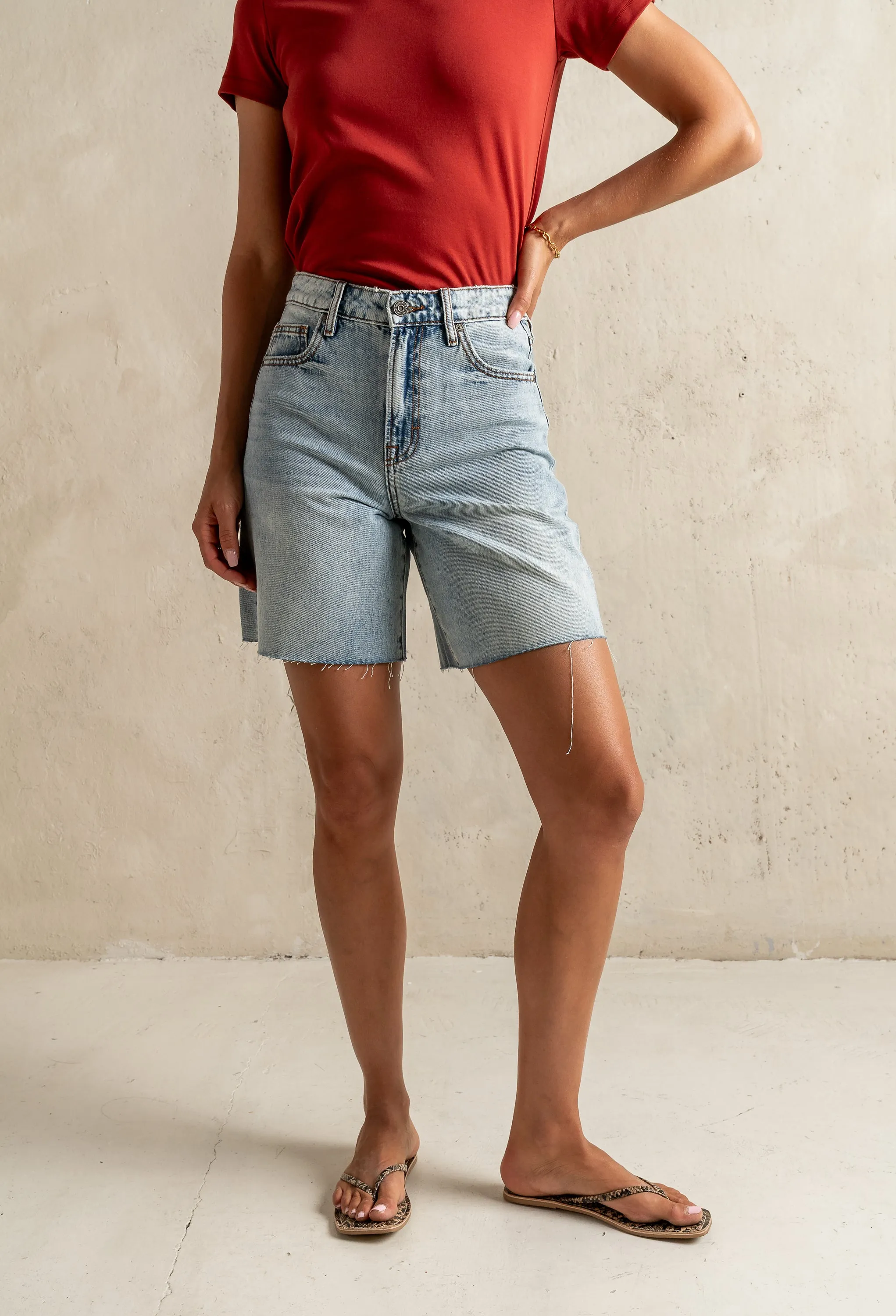 Maddox Denim Shorts - FINAL SALE sold by bohme product image thumbnail 4