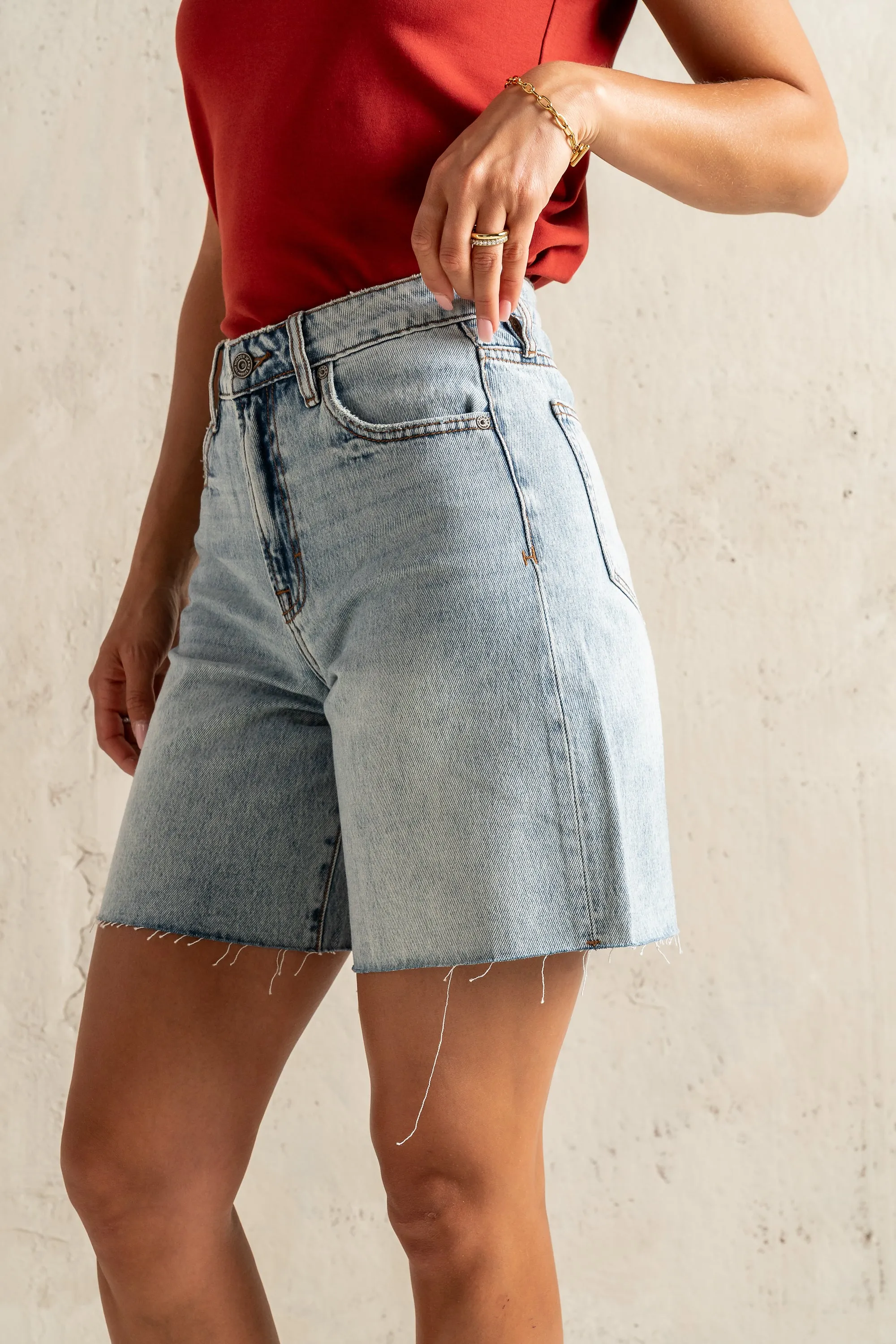 Maddox Denim Shorts - FINAL SALE sold by bohme product image thumbnail 5