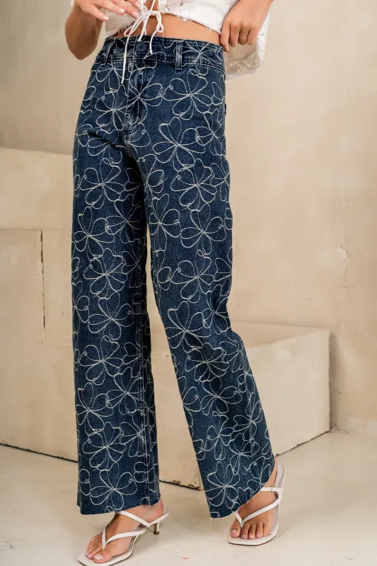 Bristol Wide Leg Jeans sold by bohme