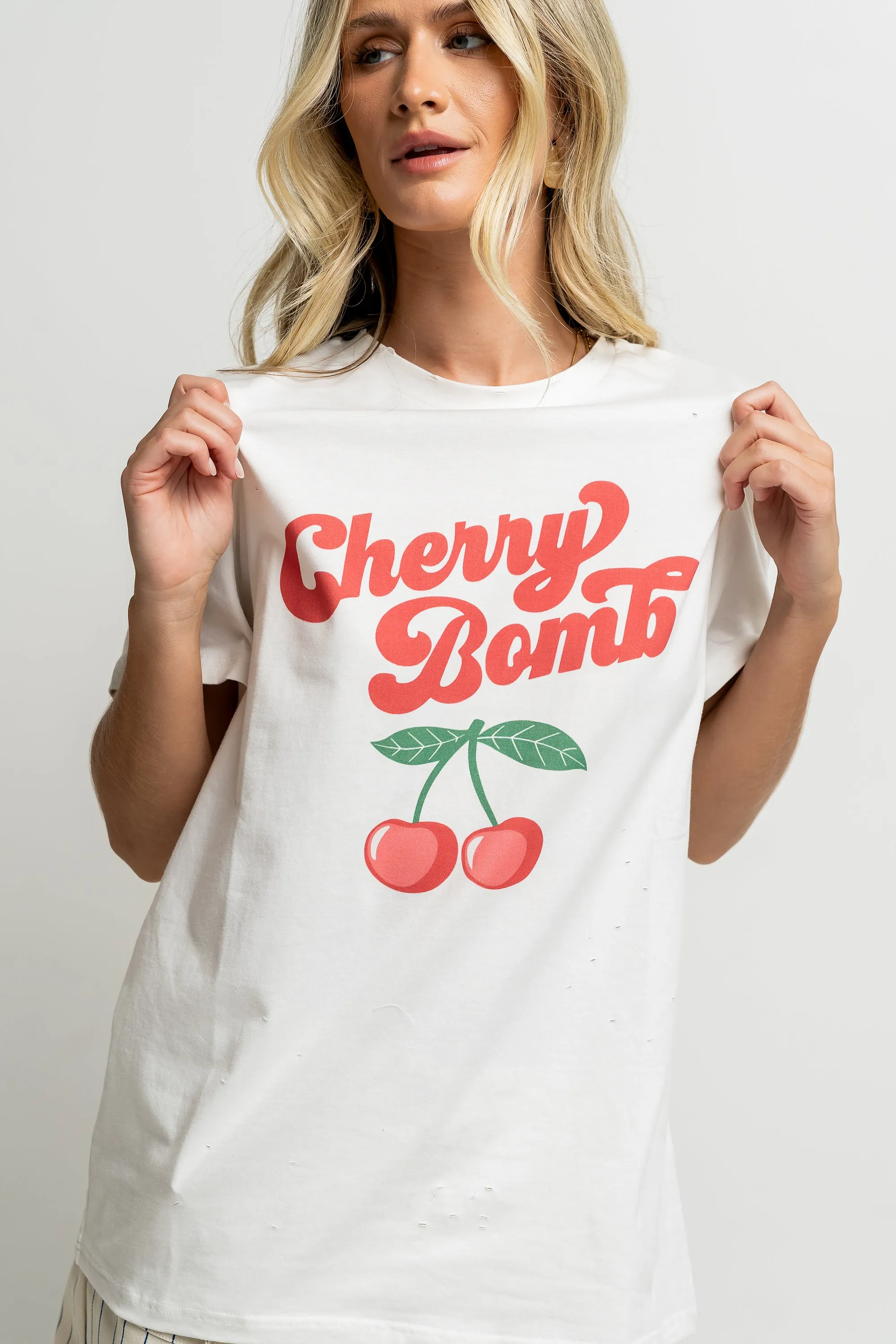 Cherry Bomb Graphic Tee - FINAL SALE sold by bohme product image thumbnail 3