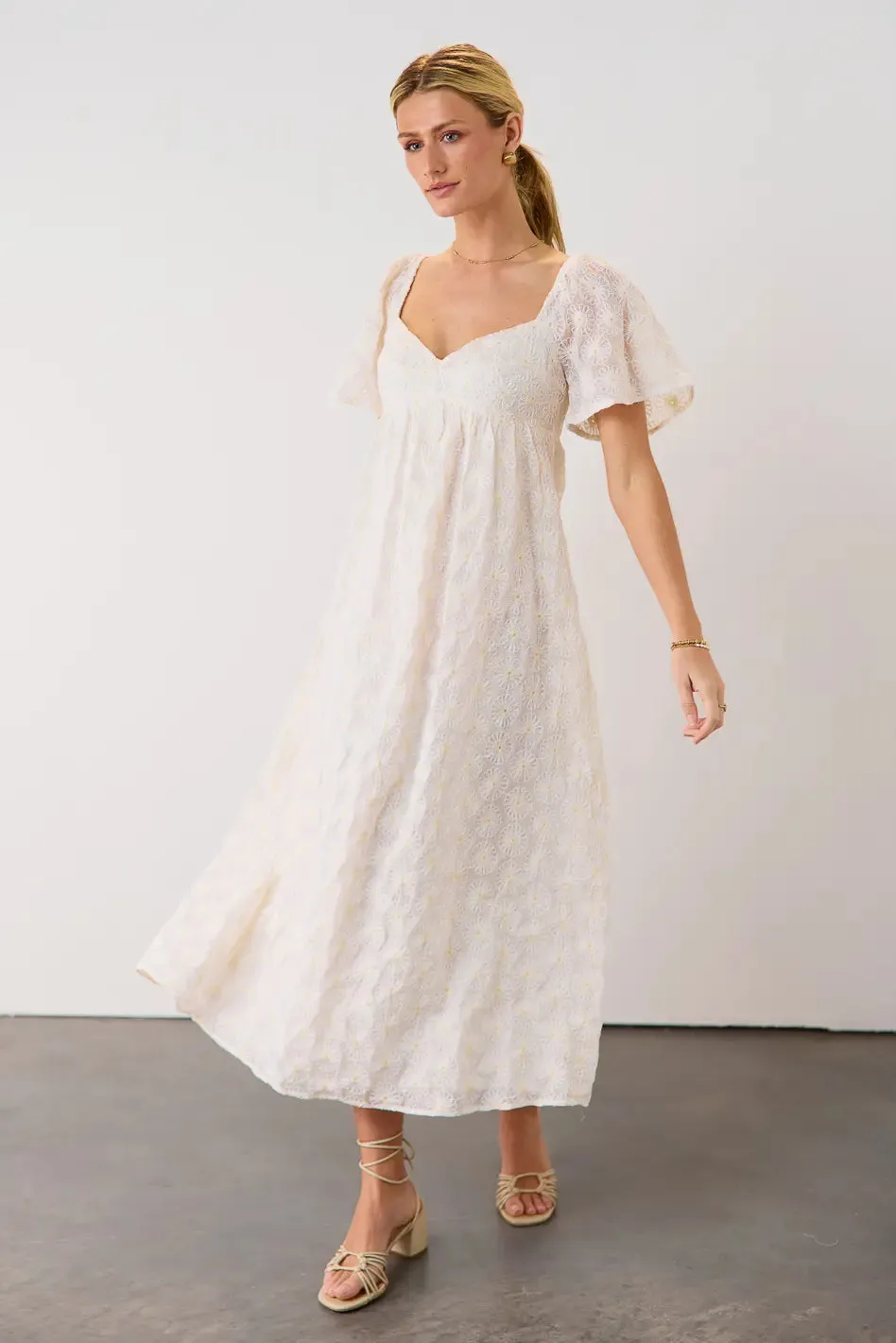 Natalia Floral Embroidered Dress - FINAL SALE sold by bohme