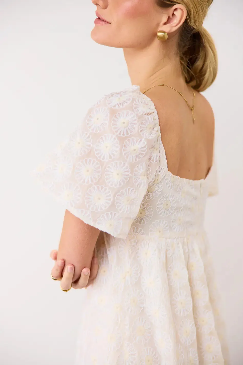 Natalia Floral Embroidered Dress - FINAL SALE sold by bohme product image thumbnail 3