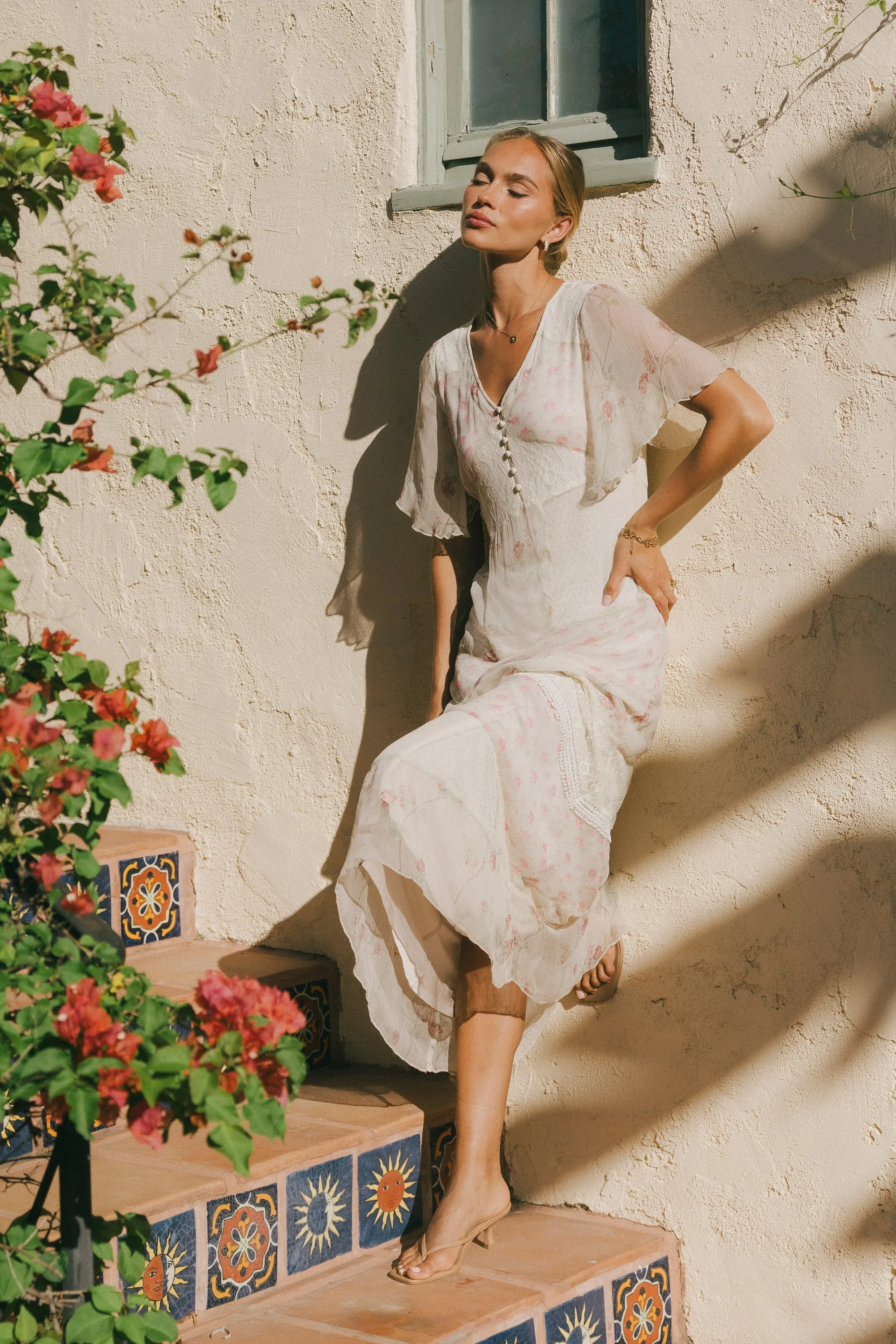 Nicole Floral Maxi Dress - FINAL SALE sold by bohme product image thumbnail 2