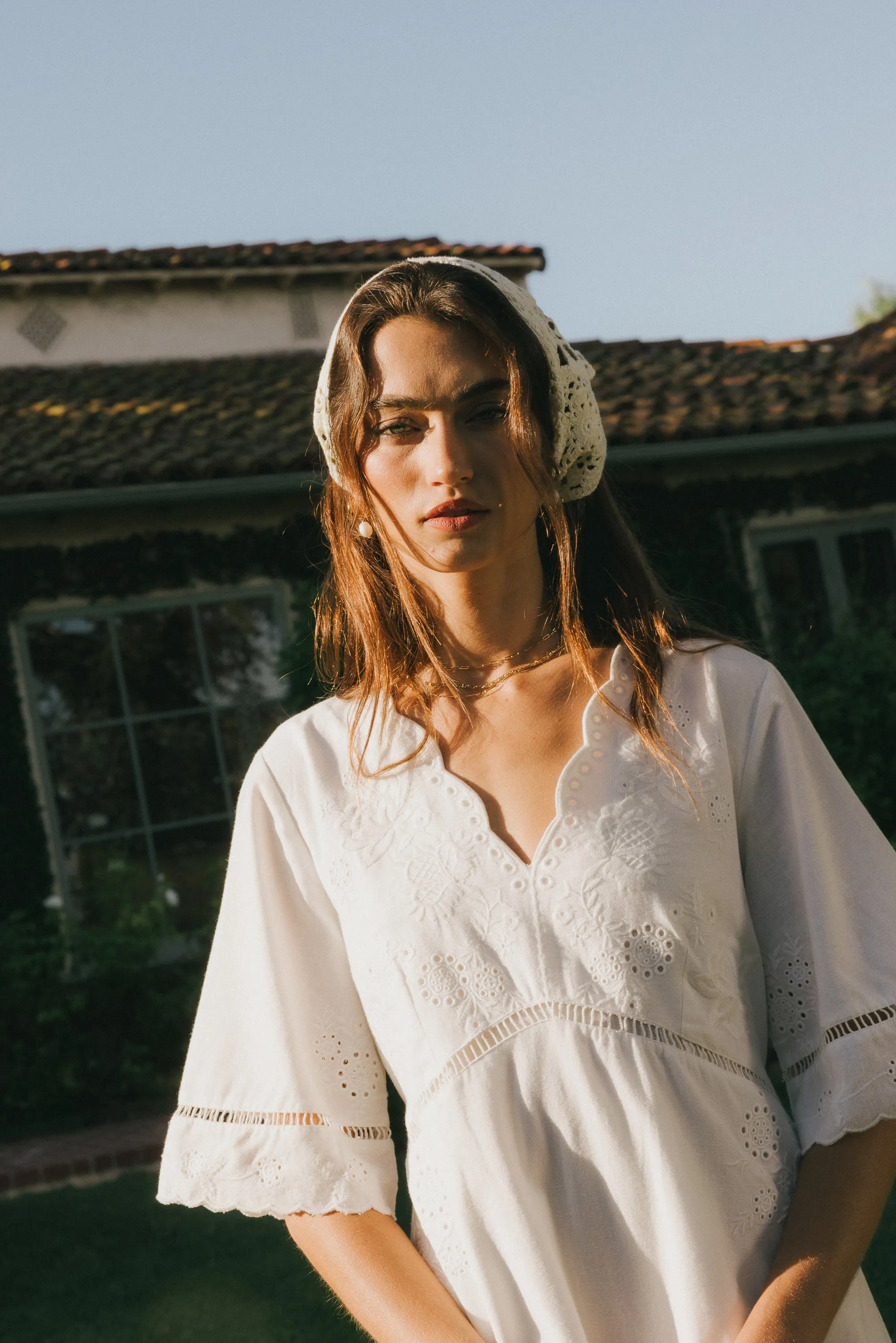 Paulina Embroidered Maxi Dress - FINAL SALE sold by bohme product image thumbnail 5