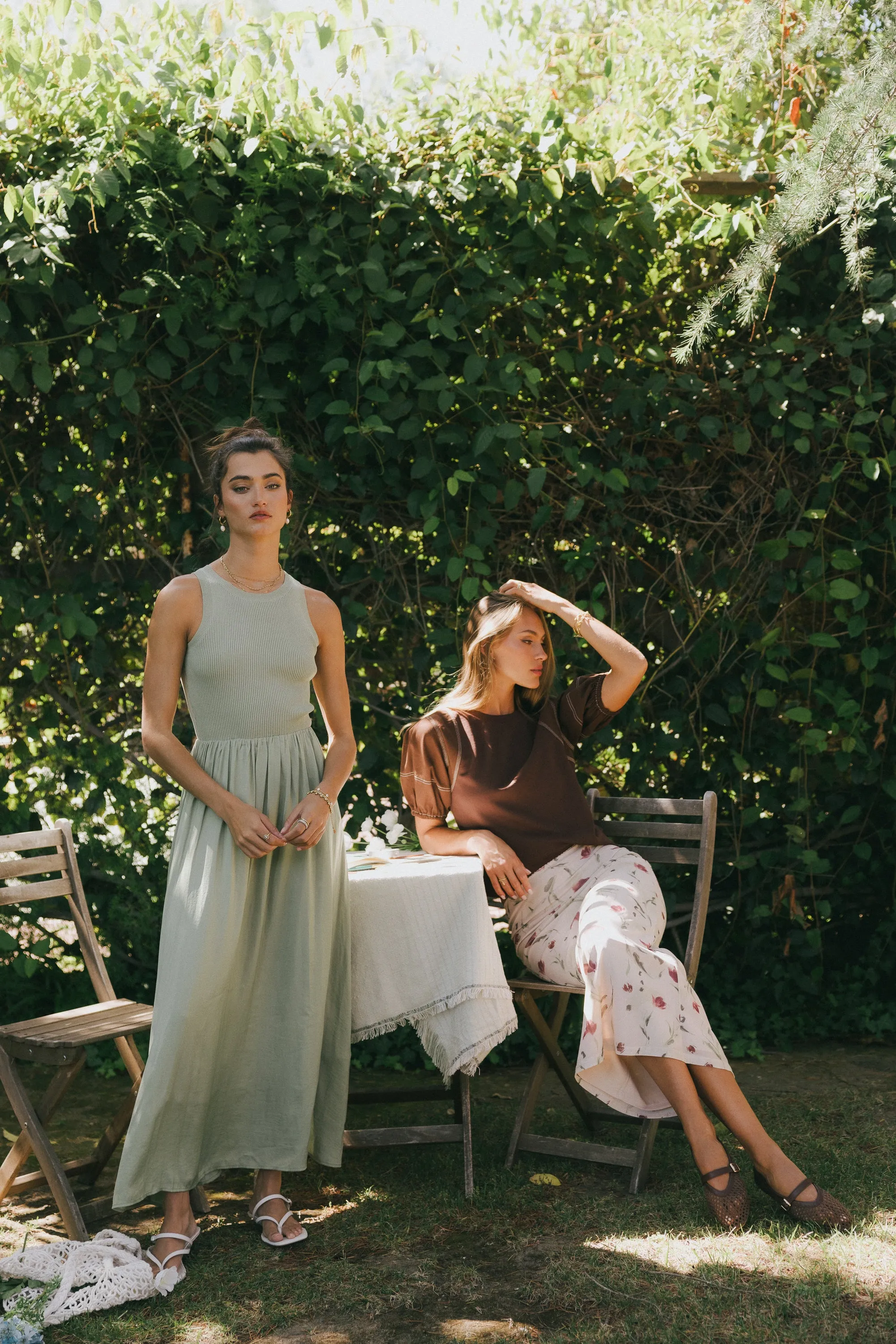 Alison Floral Maxi Skirt sold by bohme product image thumbnail 3