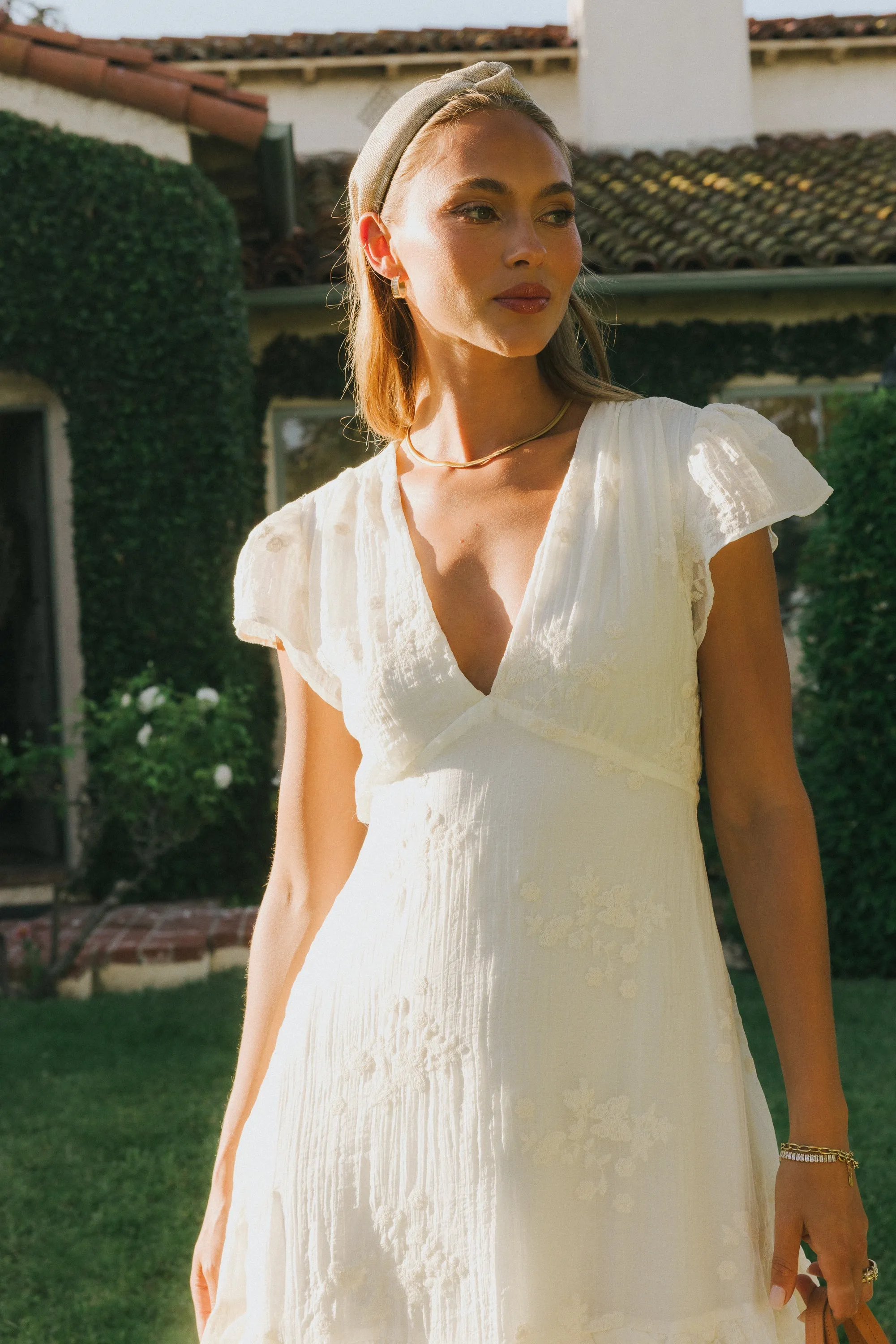 Sol Embroidered Maxi Dress sold by bohme product image thumbnail 4