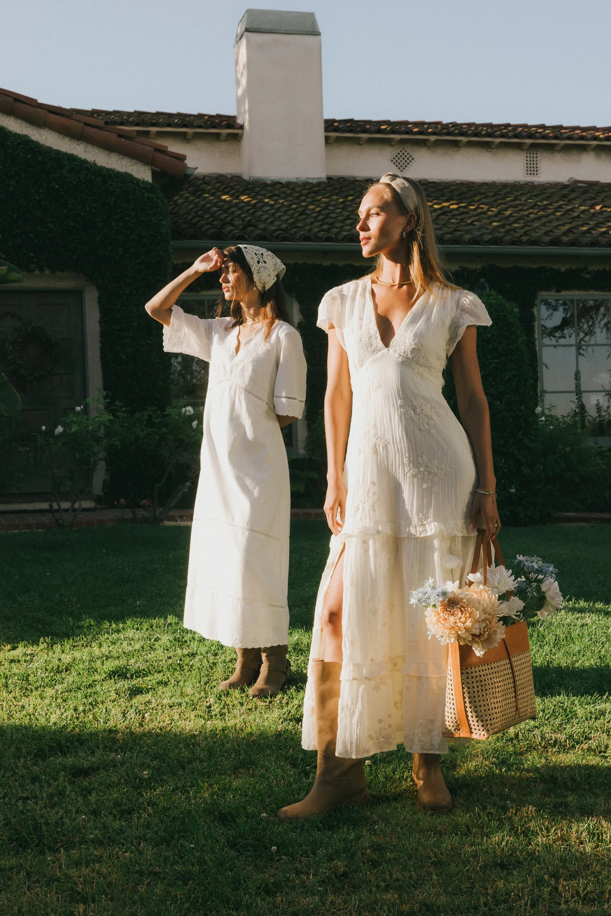 Sol Embroidered Maxi Dress sold by bohme product image thumbnail 2