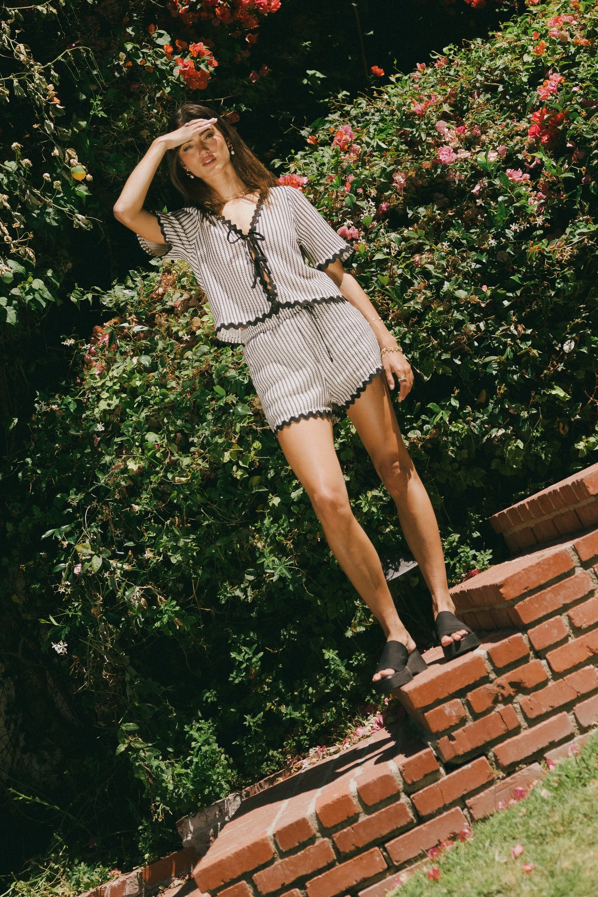 Estella Scalloped Shorts - FINAL SALE sold by bohme