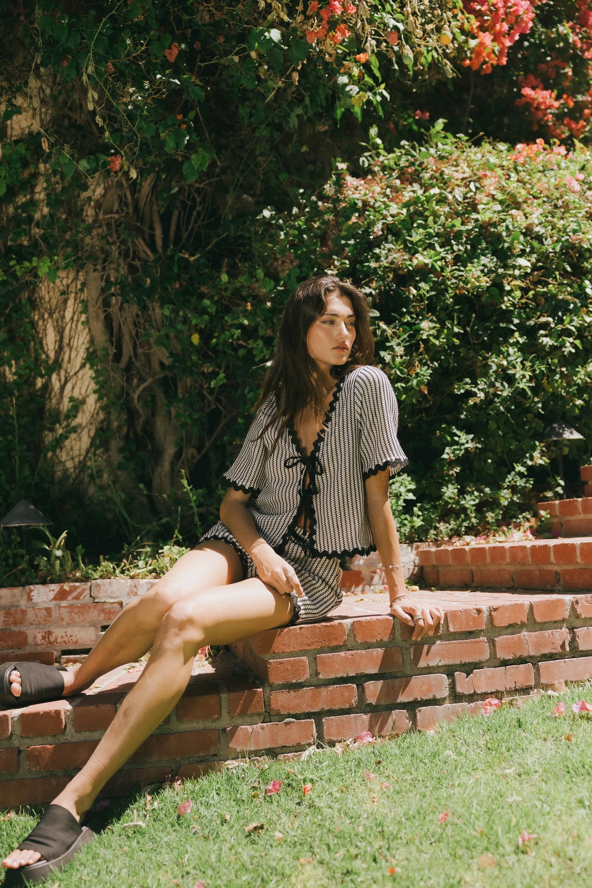 Estella Scalloped Shorts - FINAL SALE sold by bohme product image thumbnail 4