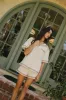 Charley Abstract Shorts in Natural sold by bohme