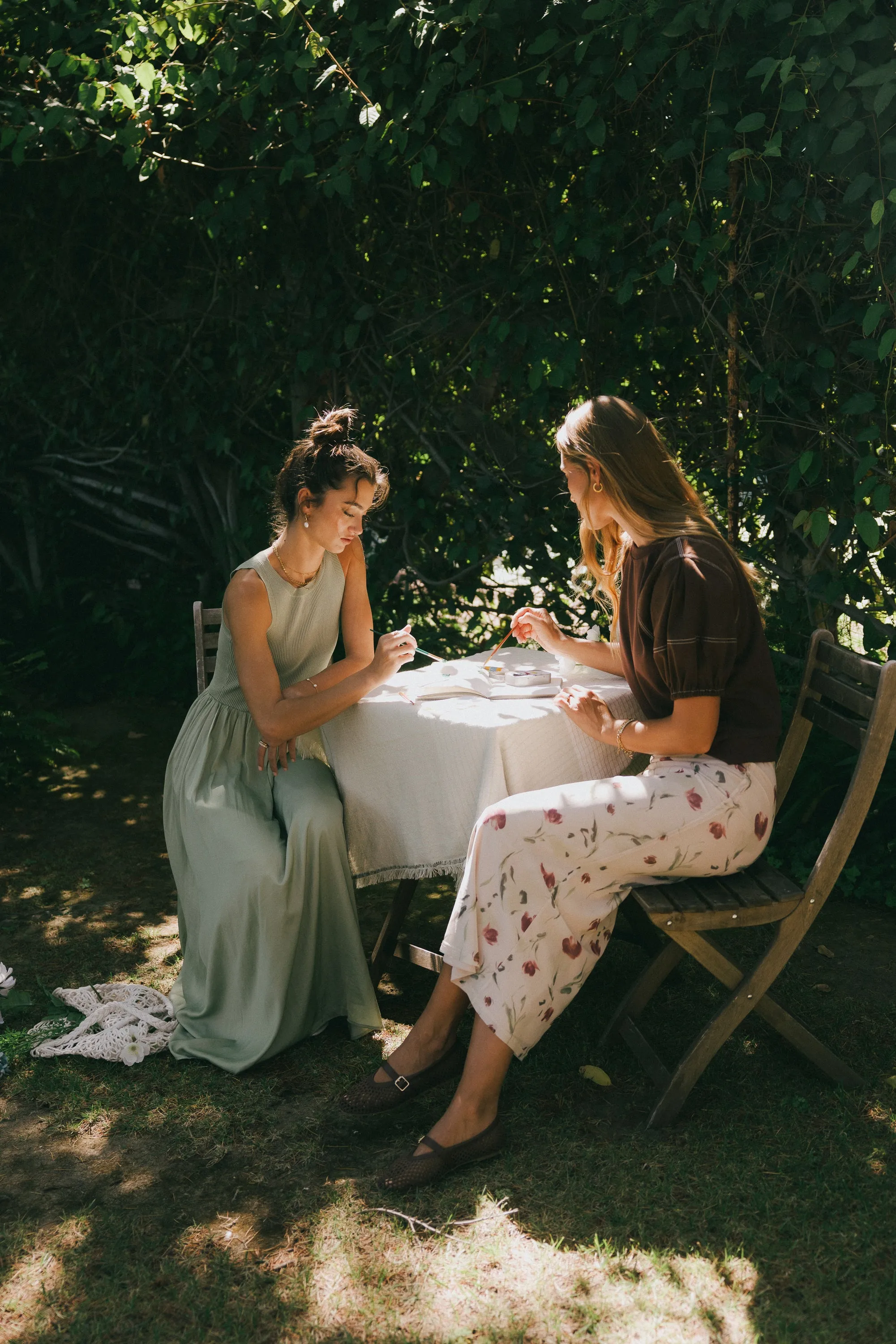 Aspen Puff Sleeve Top in Brown sold by bohme product image thumbnail 5