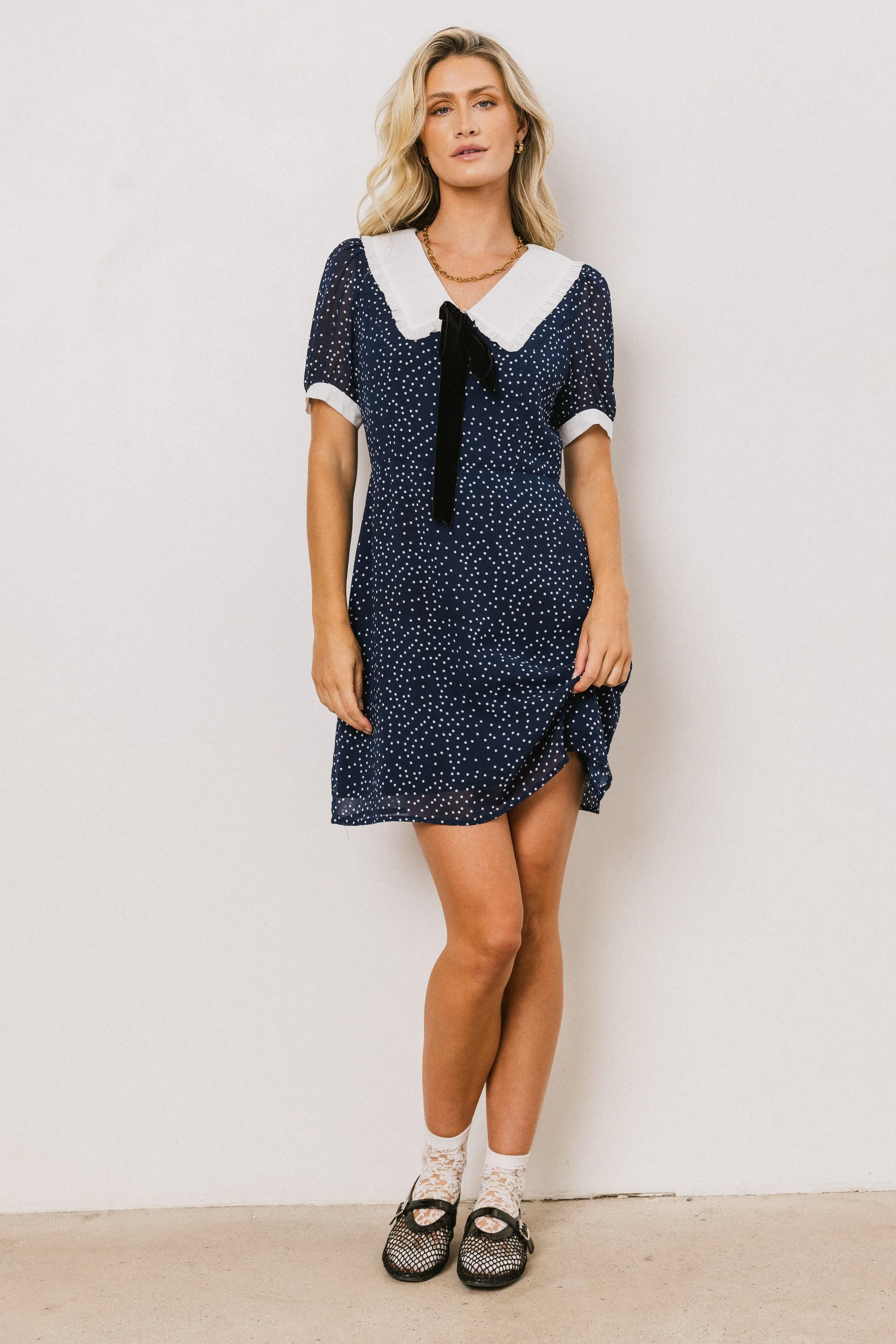 Billie Polka Dot Mini Dress - FINAL SALE sold by bohme product image thumbnail 3