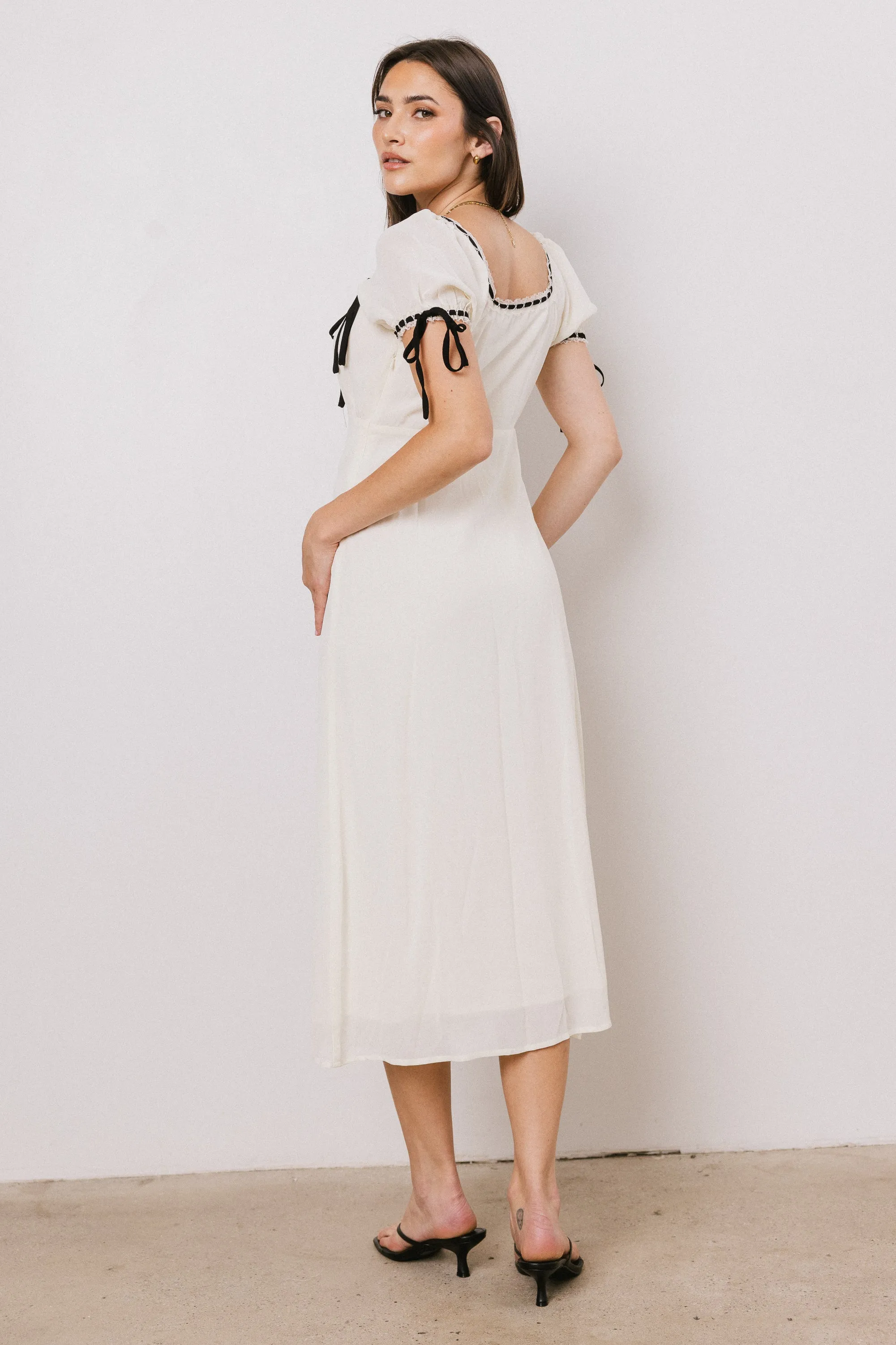 Quincy Lace Trim Midi Dress sold by bohme product image thumbnail 3