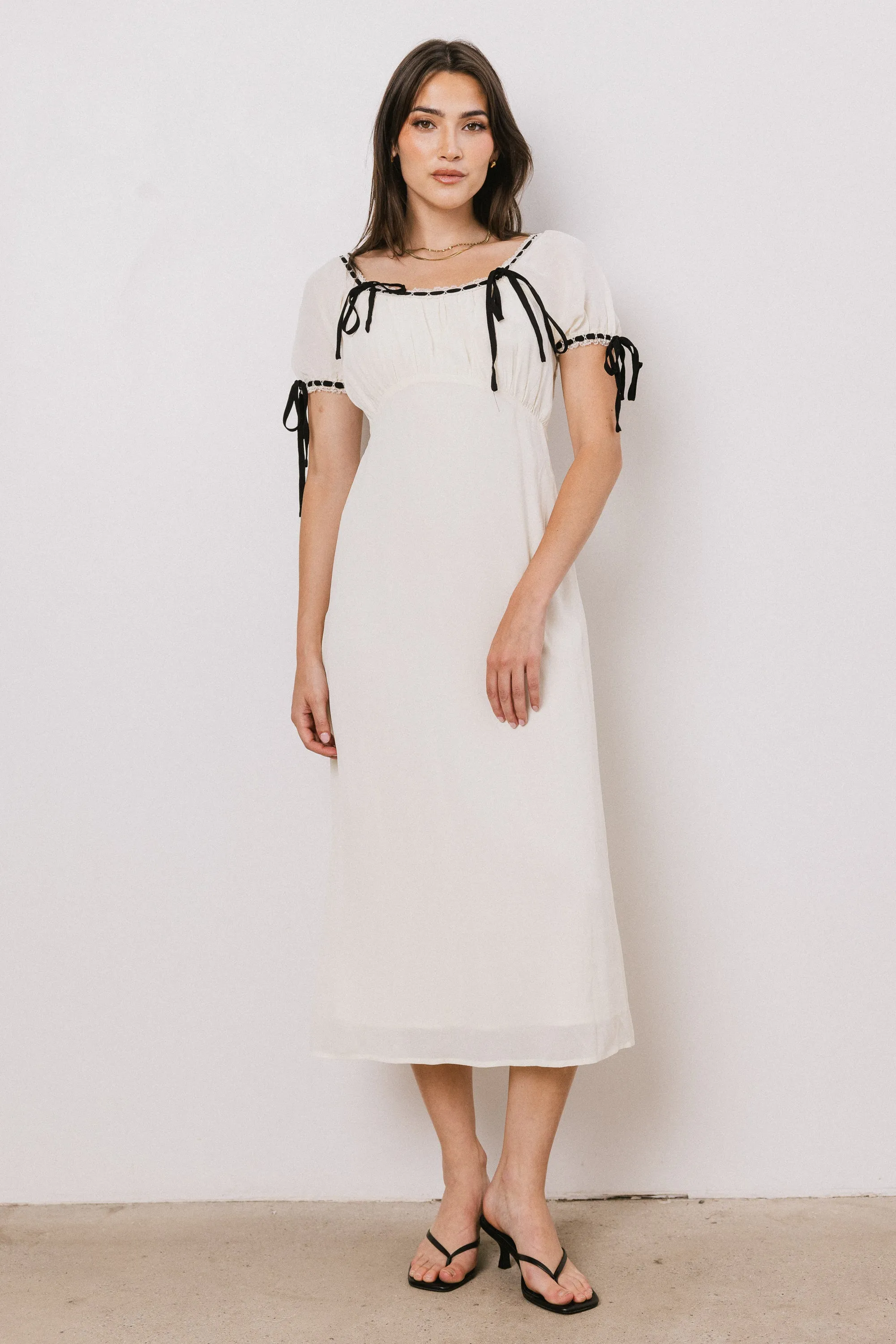 Quincy Lace Trim Midi Dress sold by bohme product image thumbnail 4