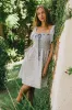 Arlet Smocked Mini Dress sold by bohme
