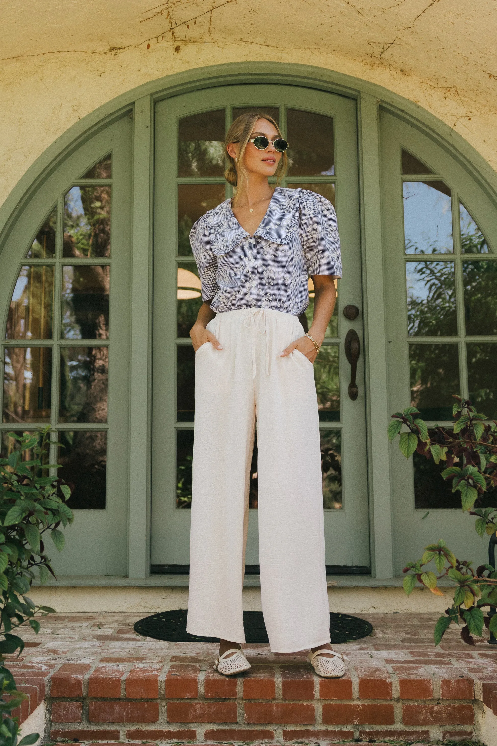 Amari Gingham Blouse - FINAL SALE sold by bohme product image thumbnail 4