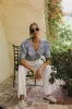 Amari Gingham Blouse sold by bohme