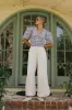 Amari Gingham Blouse sold by bohme
