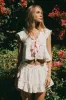 Regina Floral Blouse in Blush sold by bohme