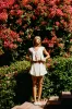 Regina Floral Blouse in Blush sold by bohme