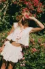 Regina Floral Blouse in Blush sold by bohme