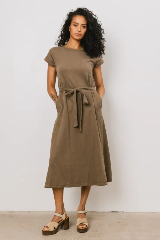 Saxton Maxi Dress in Olive - FINAL SALE sold by bohme