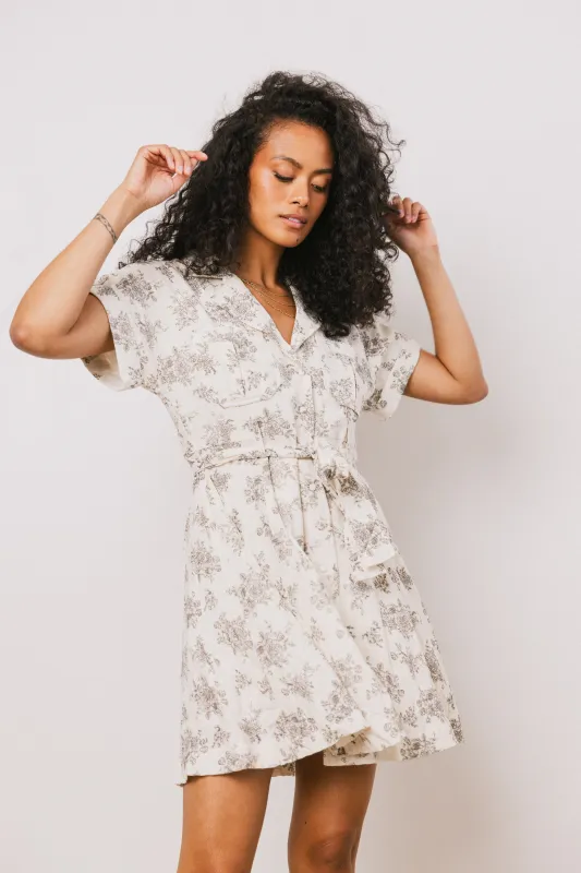 Morgan Floral Mini Dress sold by bohme