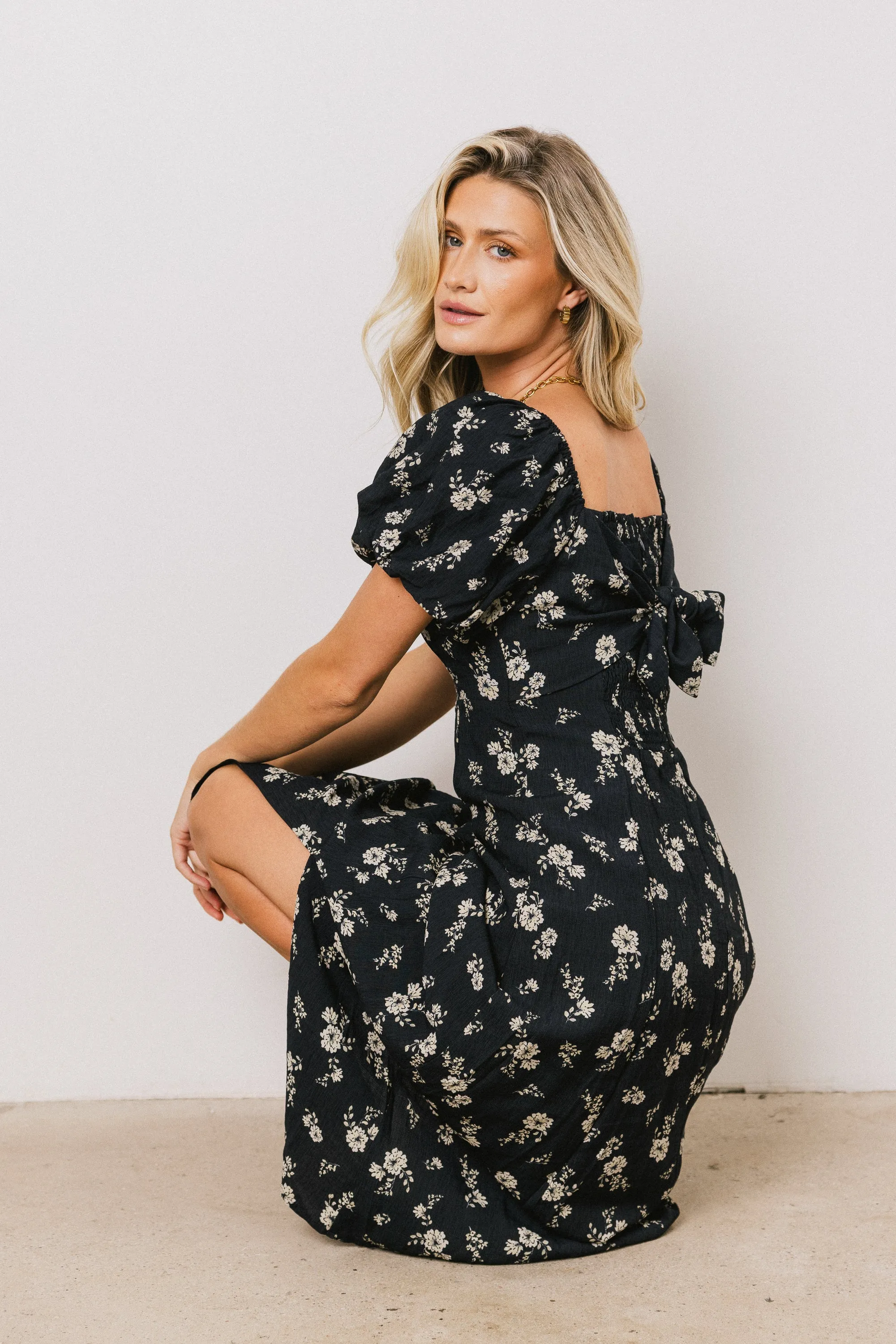 Aubree Floral Midi Dress - FINAL SALE sold by bohme product image thumbnail 3