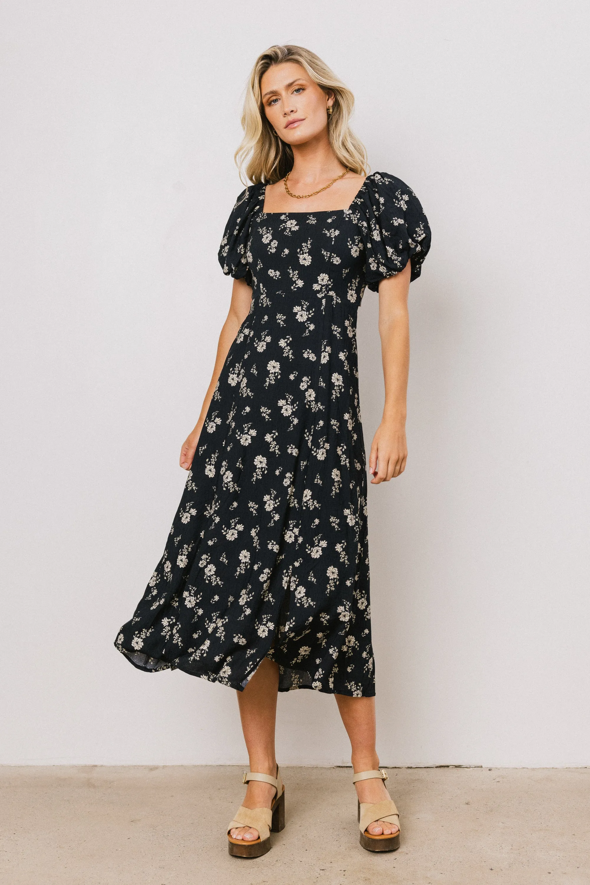 Aubree Floral Midi Dress - FINAL SALE sold by bohme